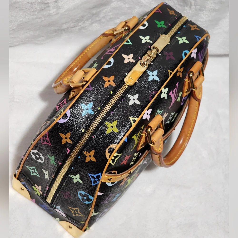 Authentic Louis Vuitton Black multicolor trouville - Picture 6 of 14